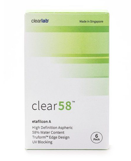 ClearLab Clear 58 Линзы контактные, BC=8.7 d=14.0, D(-0.50), 6 шт.