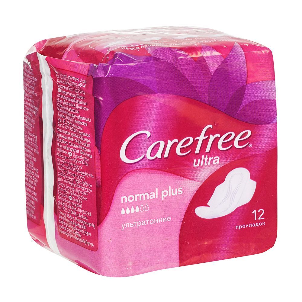 фото упаковки Carefree ultra normal plus прокладки женские гигиенические