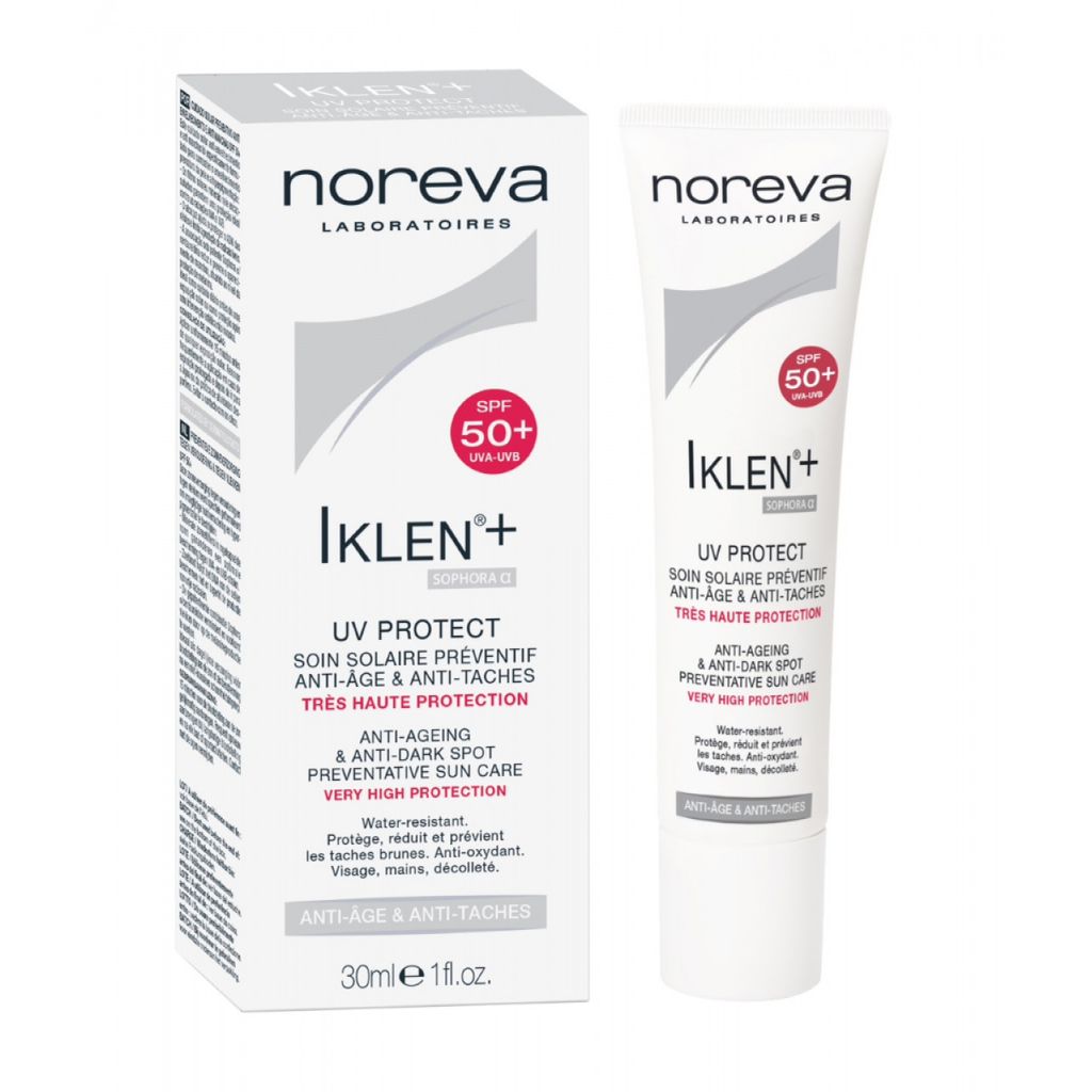 фото упаковки Noreva Iklen+ Солнцезащитный антивозрастной крем SPF50+
