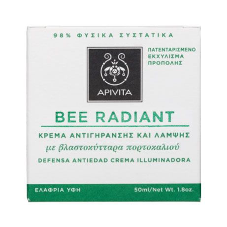 фото упаковки Apivita Bee Radiant Крем для защиты и сияния