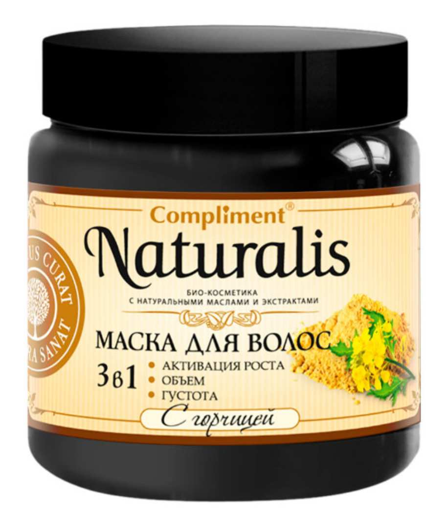 фото упаковки Compliment Naturalis Маска для волос 3 в 1