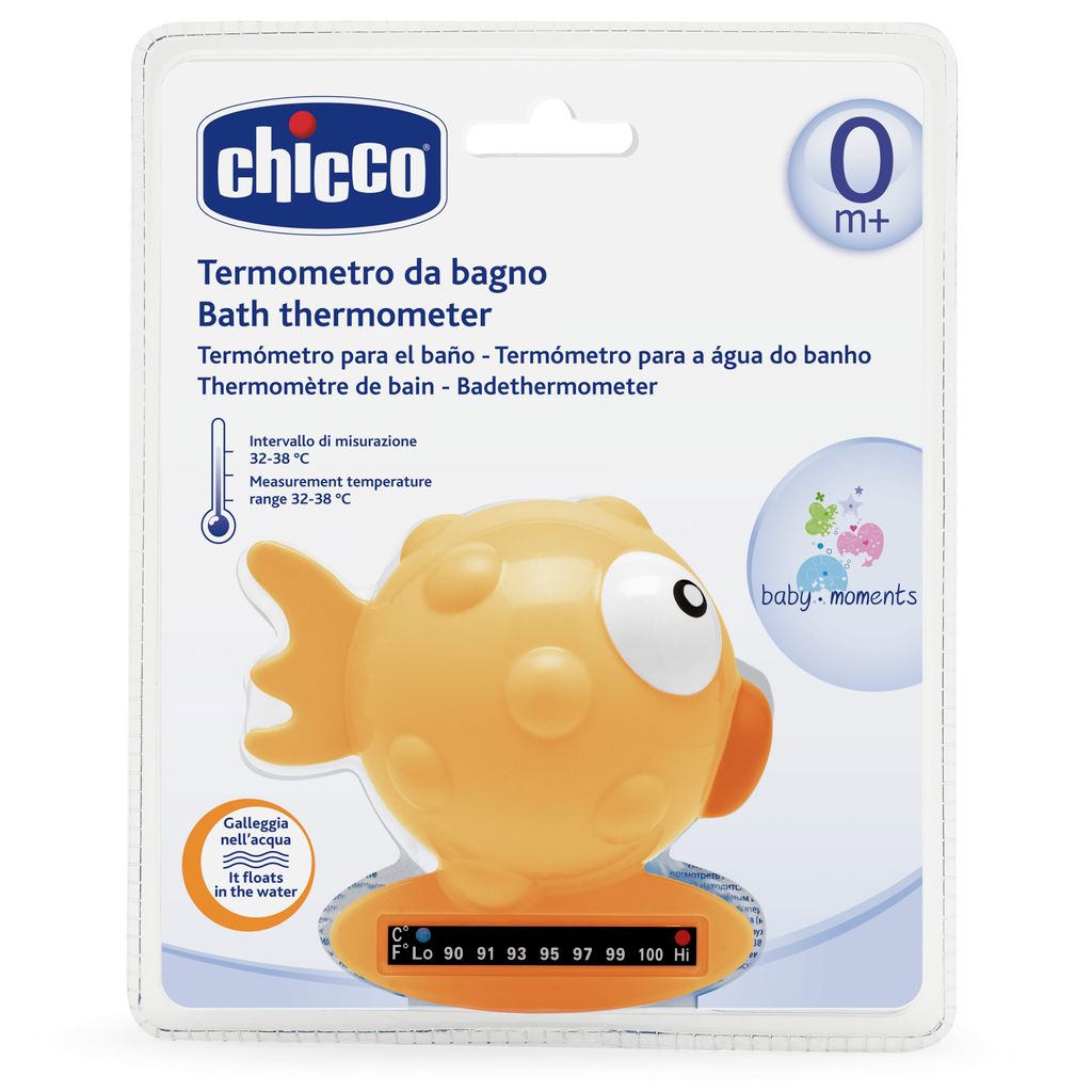 фото упаковки Chicco Термометр для ванны Рыба-Шар с 0+