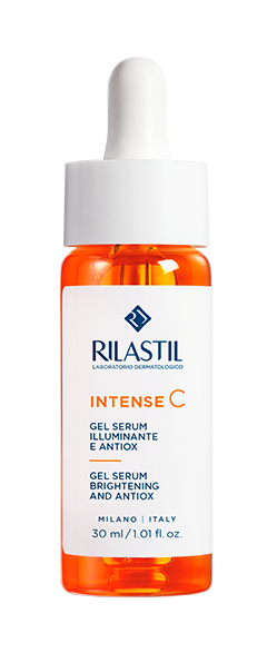 фото упаковки Rilastil Intense C Антиоксидантная гель-сыворотка для сияния кожи с витамином С