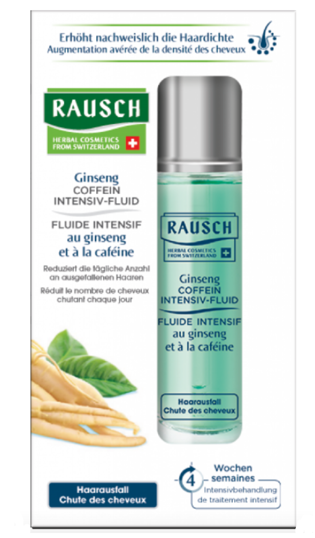 фото упаковки Rausch Концентрат для роста волос Ginseng Coffein Intensiv-Fluid
