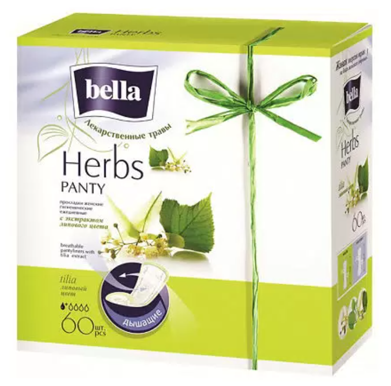 фото упаковки Bella Panty Herbs tilia прокладки ежедневные женские