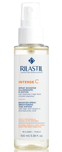 фото упаковки Rilastil Intense C Антиоксидантный спрей-бустер для сияния кожи с витамином С