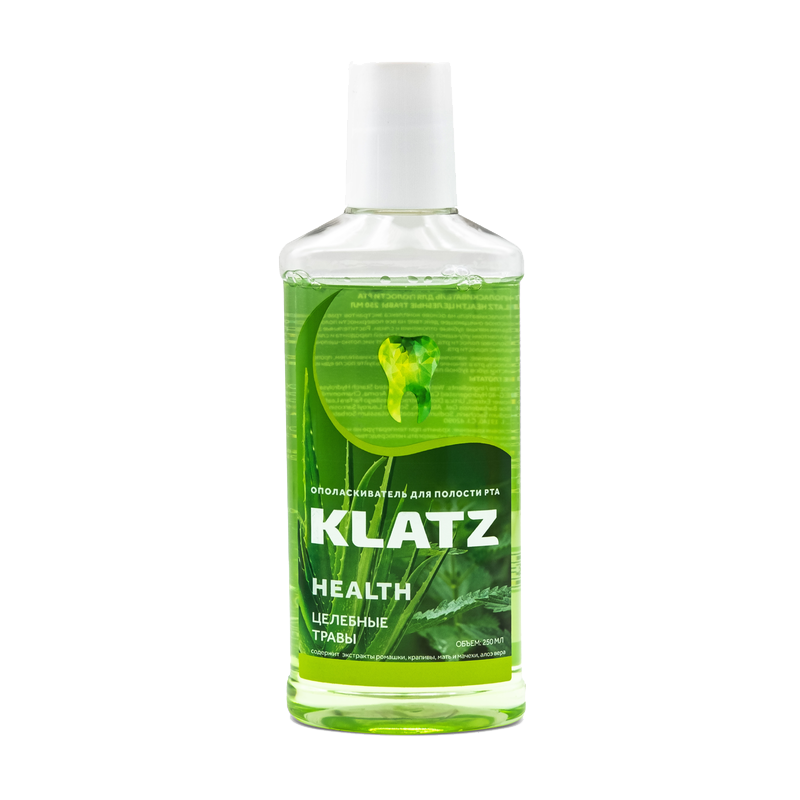 фото упаковки Klatz Health Ополаскиватель для полости рта Целебные травы