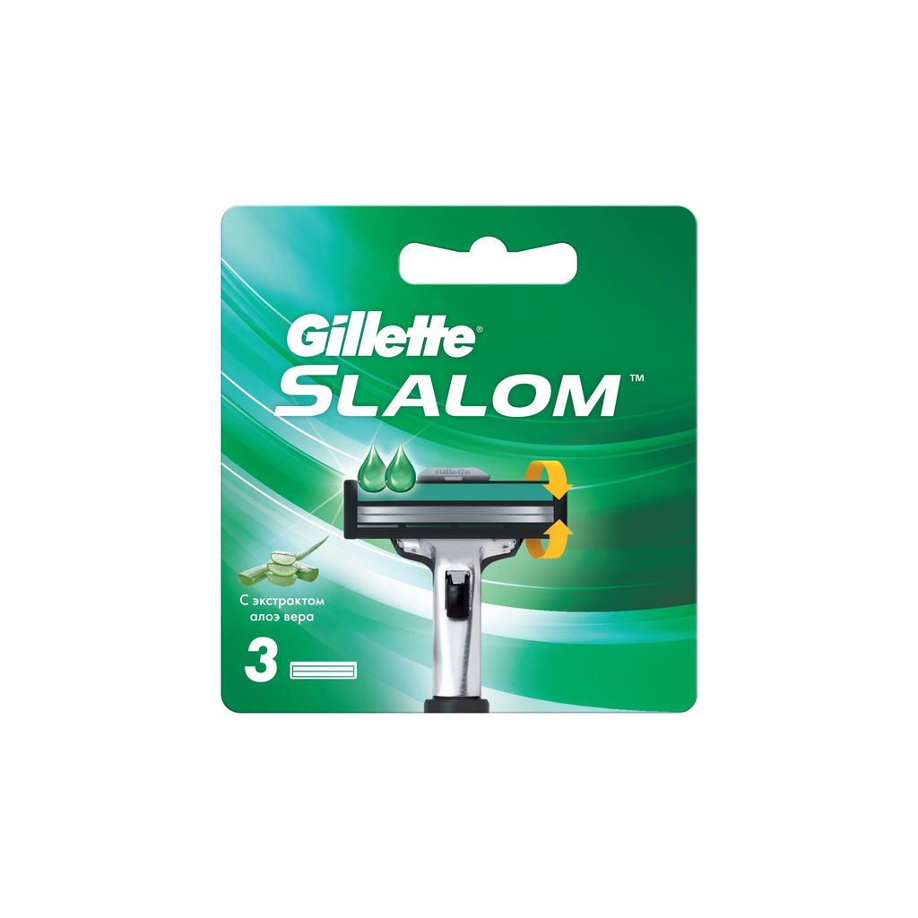 фото упаковки Gillette Slalom Сменные кассеты