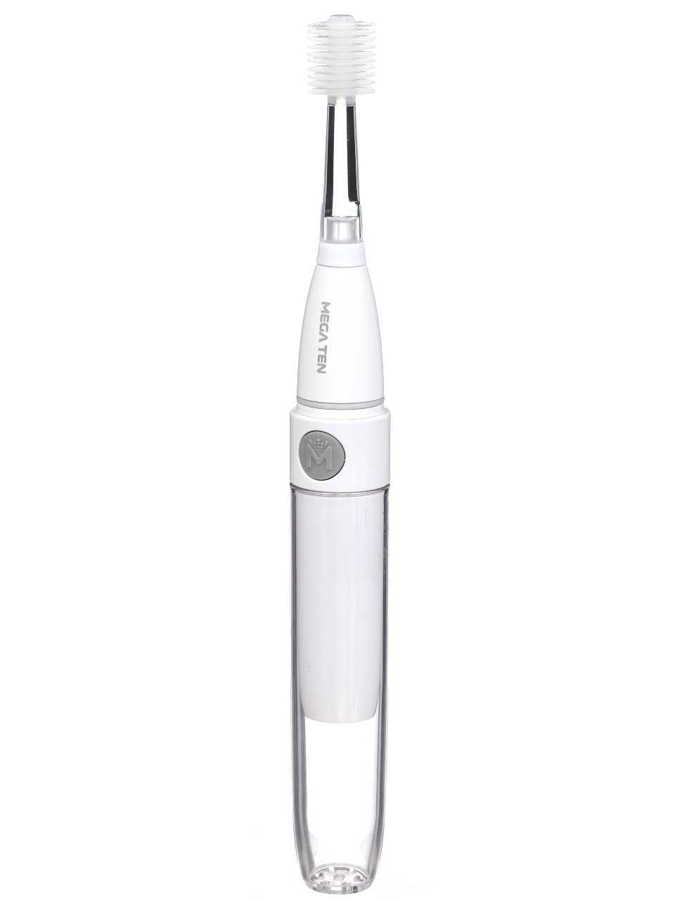 Mega Ten Lumi Щетка зубная электрическая для взрослых, щетка зубная электрическая, белого цвета, 1 шт.