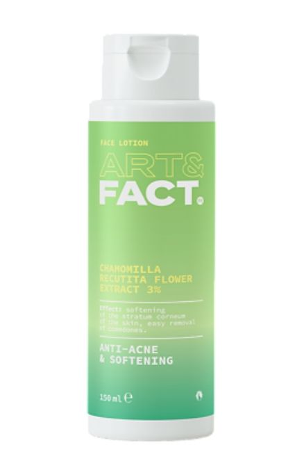 фото упаковки Art&Fact Лосьон для растворения закрытых комедонов Chamomilla Recutita Flower Extract 3%