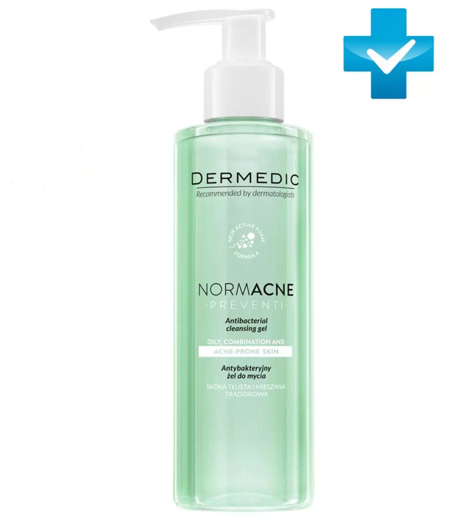 фото упаковки Dermedic Normacne Гель для лица очищающий