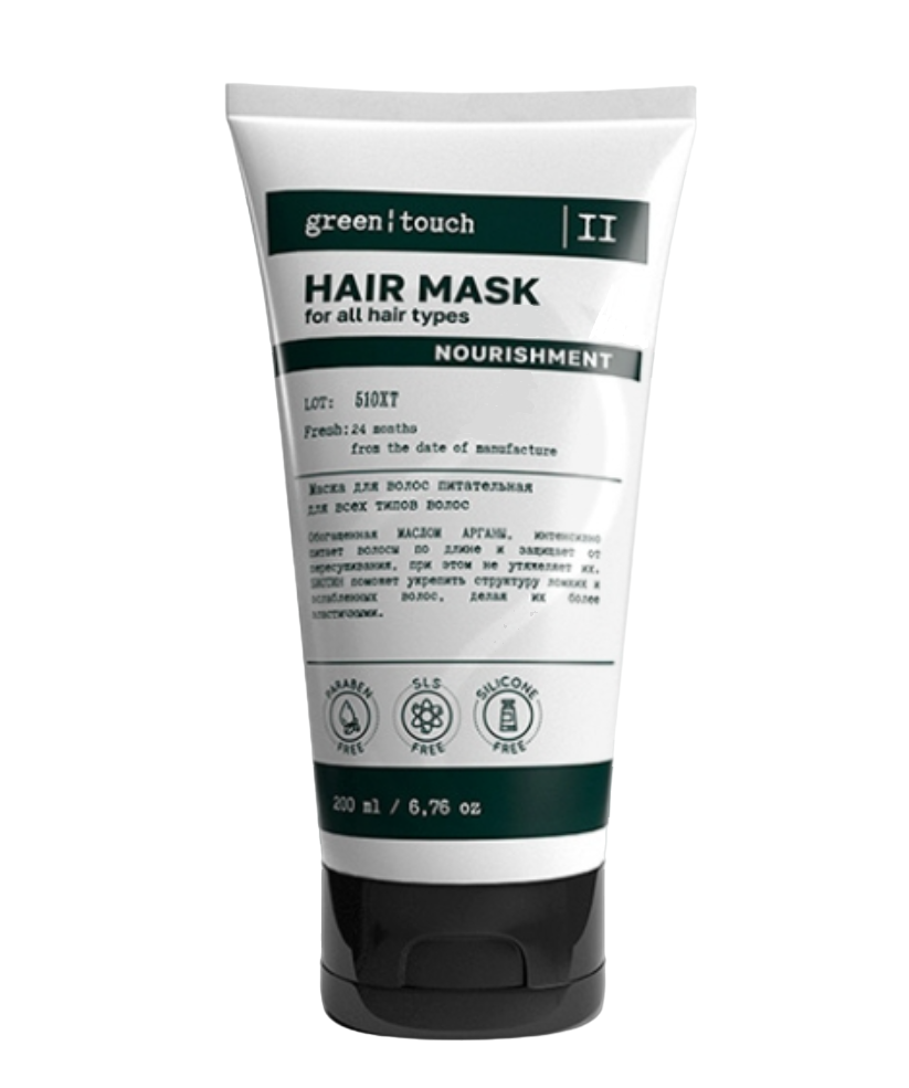 фото упаковки Green touch Маска для волос питательная