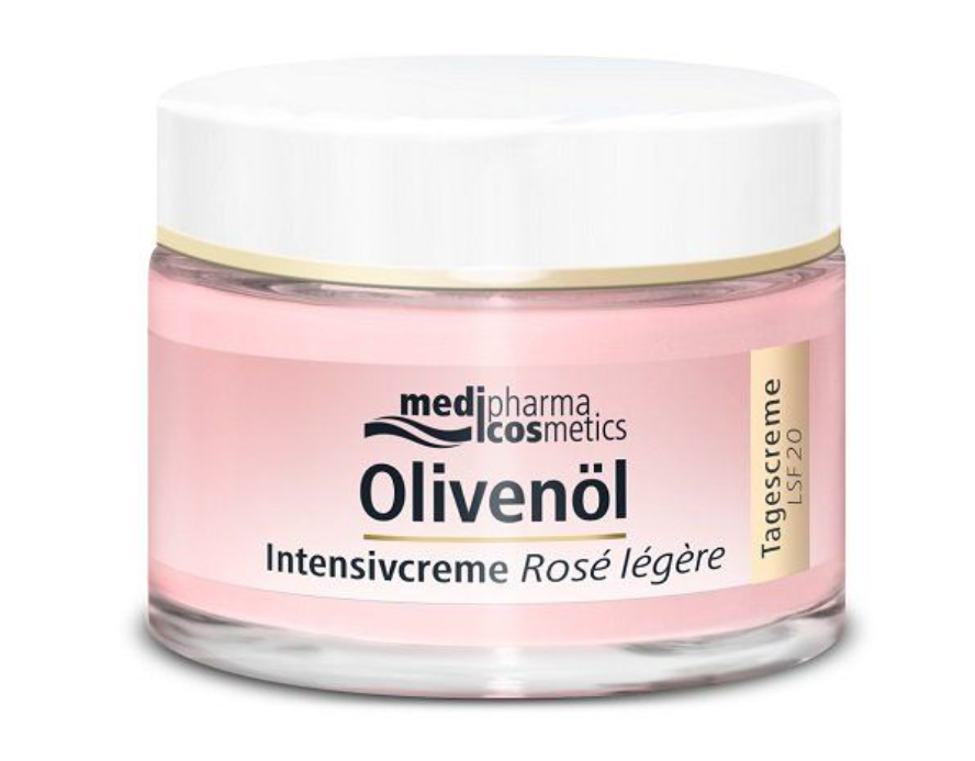 фото упаковки Medipharma Cosmetics Olivenol Крем для лица интенсив Роза дневной