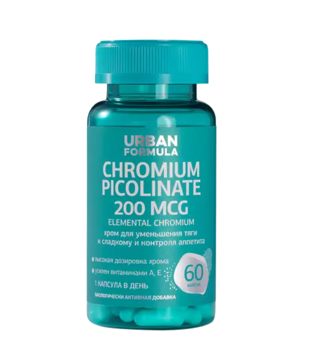 фото упаковки Urban Formula Chromium picolinate Пиколинат хрома