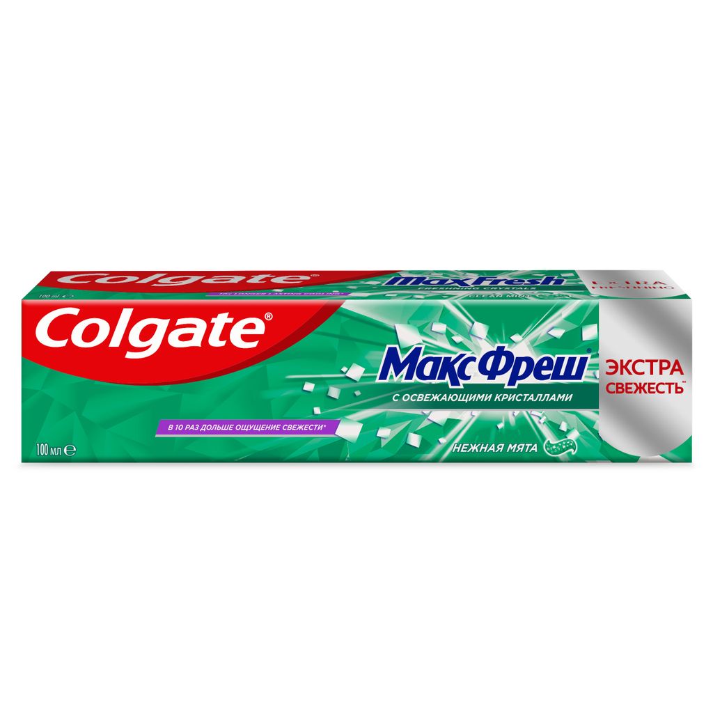 Colgate Макс Фреш Нежная мята зубная паста, паста зубная, 100 мл, 1 шт.