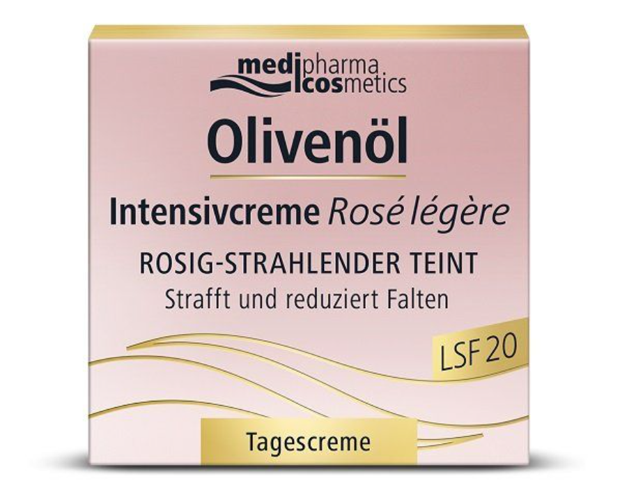 Medipharma Cosmetics Olivenol Крем для лица интенсив Роза дневной, SPF20, крем, легкий, 50 мл, 1 шт.