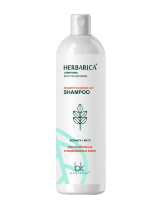 фото упаковки BelKosmex Herbarica Шампунь для ослабленных и поврежденных волос