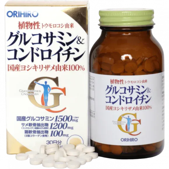 фото упаковки Orihiro Глюкозамин и Хондроитин