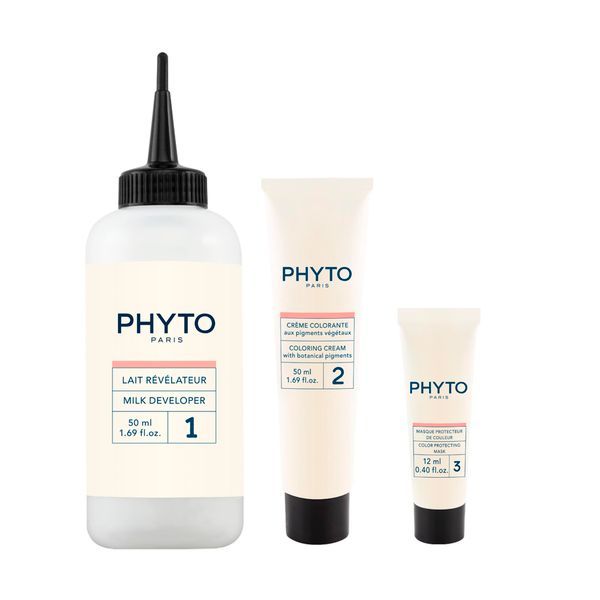 Phyto Paris Крем-краска для волос в наборе, тон 7.3, Золотистый блонд, краска для волос, 1 шт.