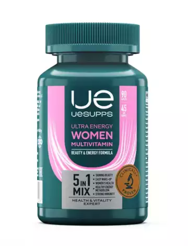 UESUPPS Ultra Energy Вумен Мультивитамин Формула, таблетки, 90 шт.