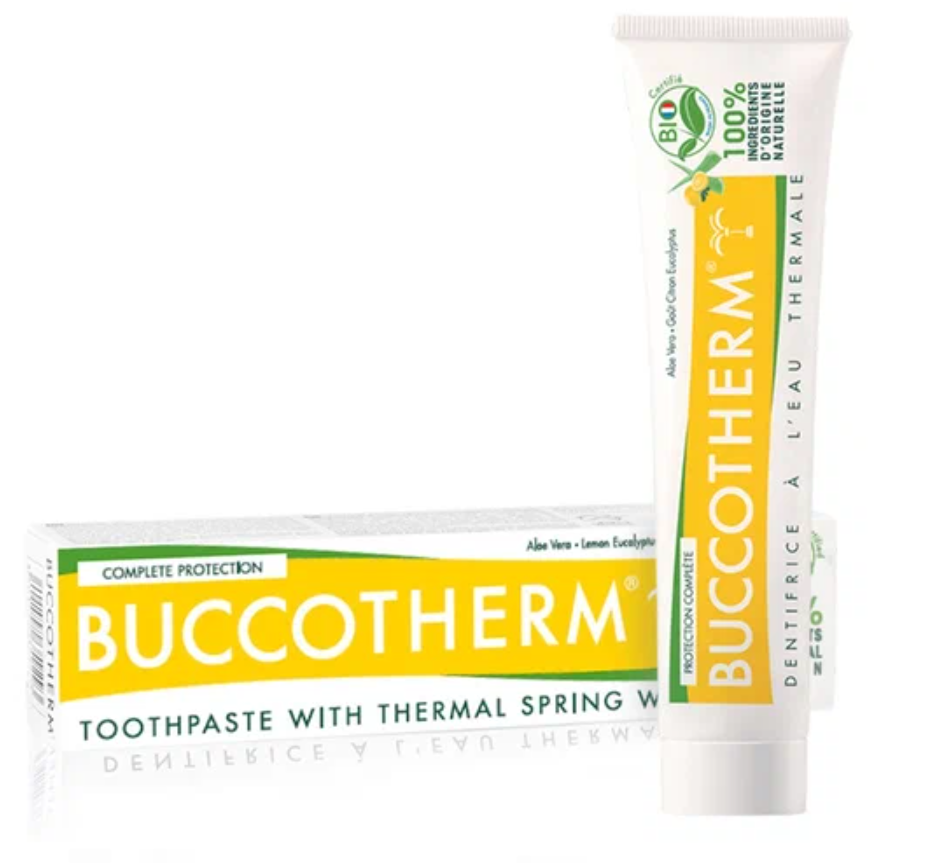 фото упаковки Buccotherm Зубная паста комплексная защита со вкусом лимона