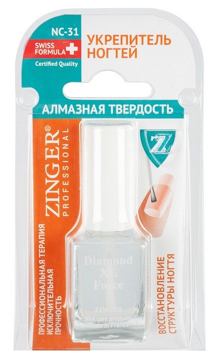 фото упаковки Zinger Средство для укрепления ногтей Алмазная твердость