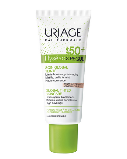 фото упаковки Uriage Hyseac 3-Regul Универсальный тональный уход SPF50+