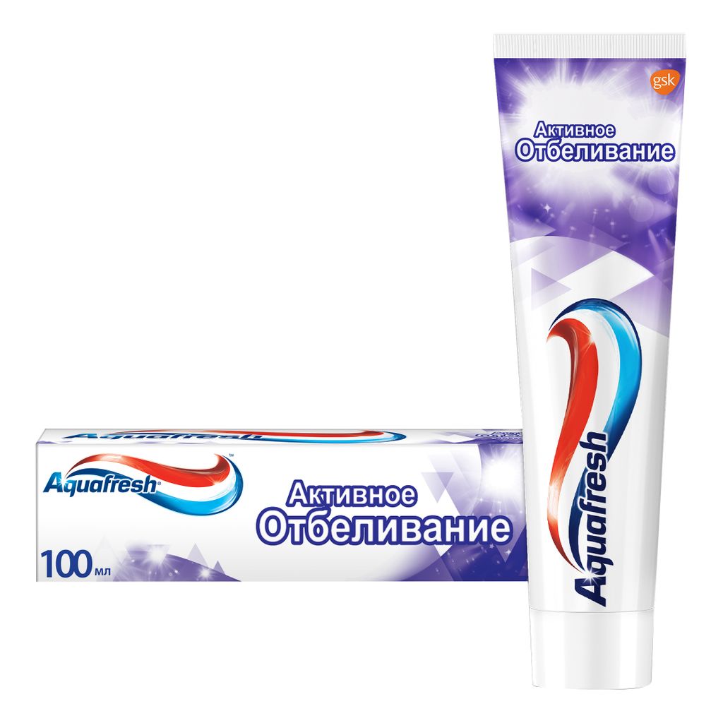 фото упаковки Aquafresh Активное Отбеливание Зубная паста