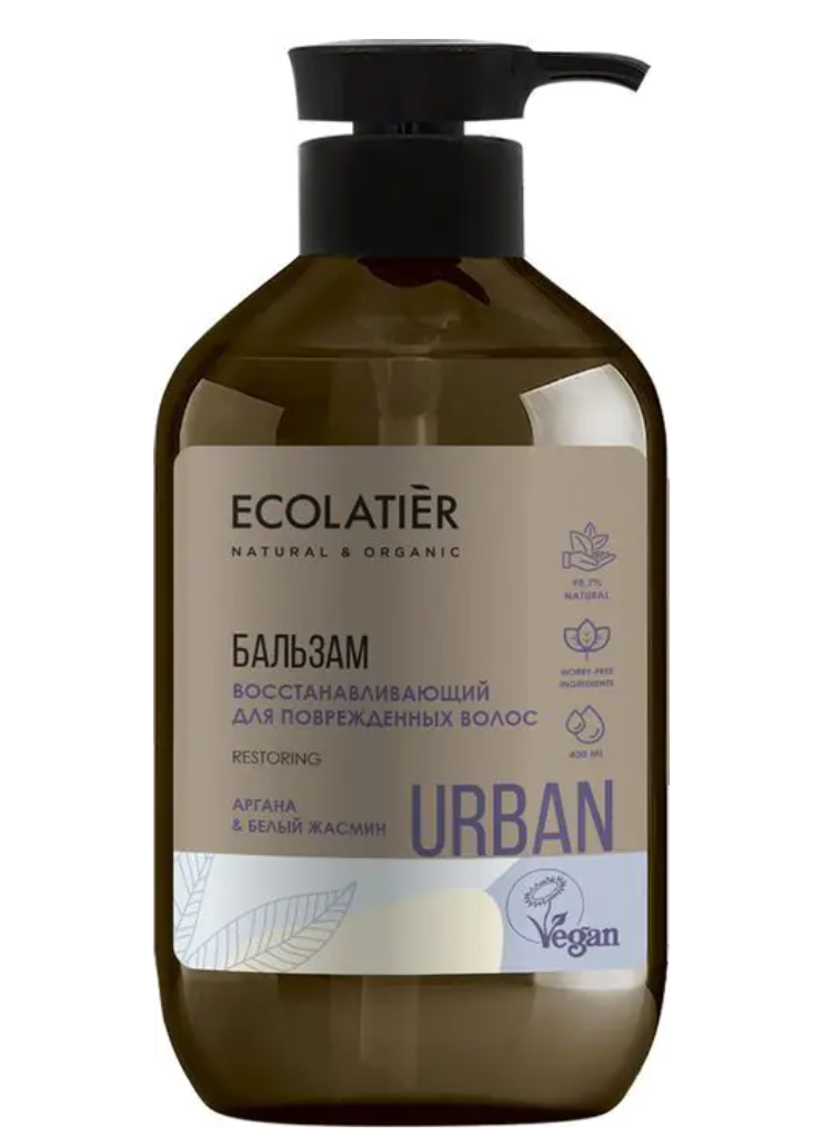 фото упаковки Ecolatier Бальзам Восстанавливающий для поврежденных волос