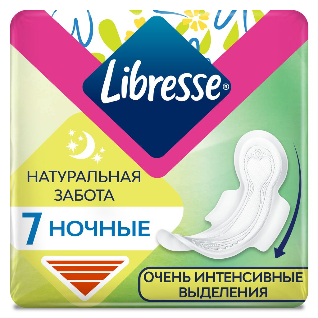 фото упаковки Libresse Natural Care ночные прокладки