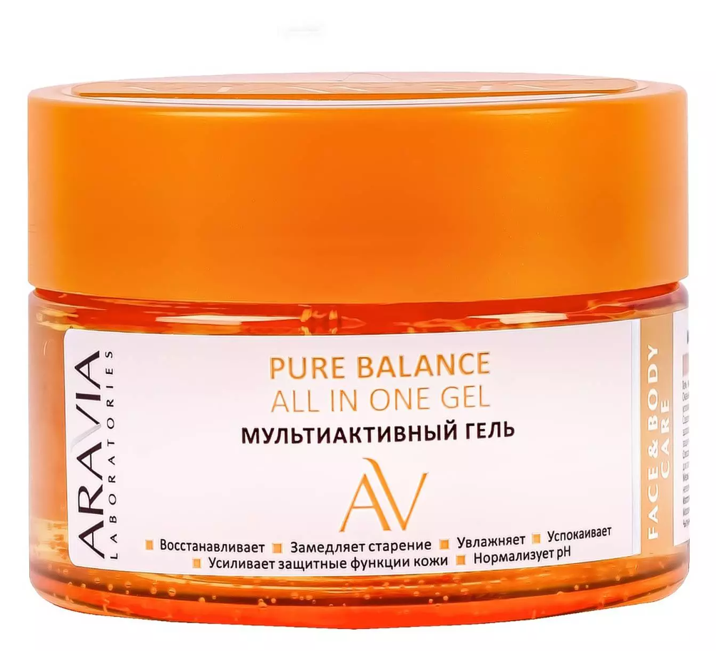 Aravia Laboratories Pure Balance All in One гель мультиактивный, гель, 250 мл, 1 шт.
