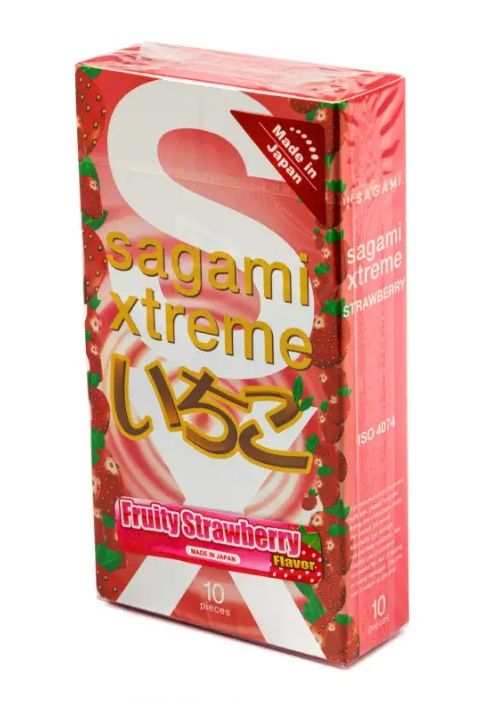 фото упаковки Sagami Xtreme Strawberry Презервативы