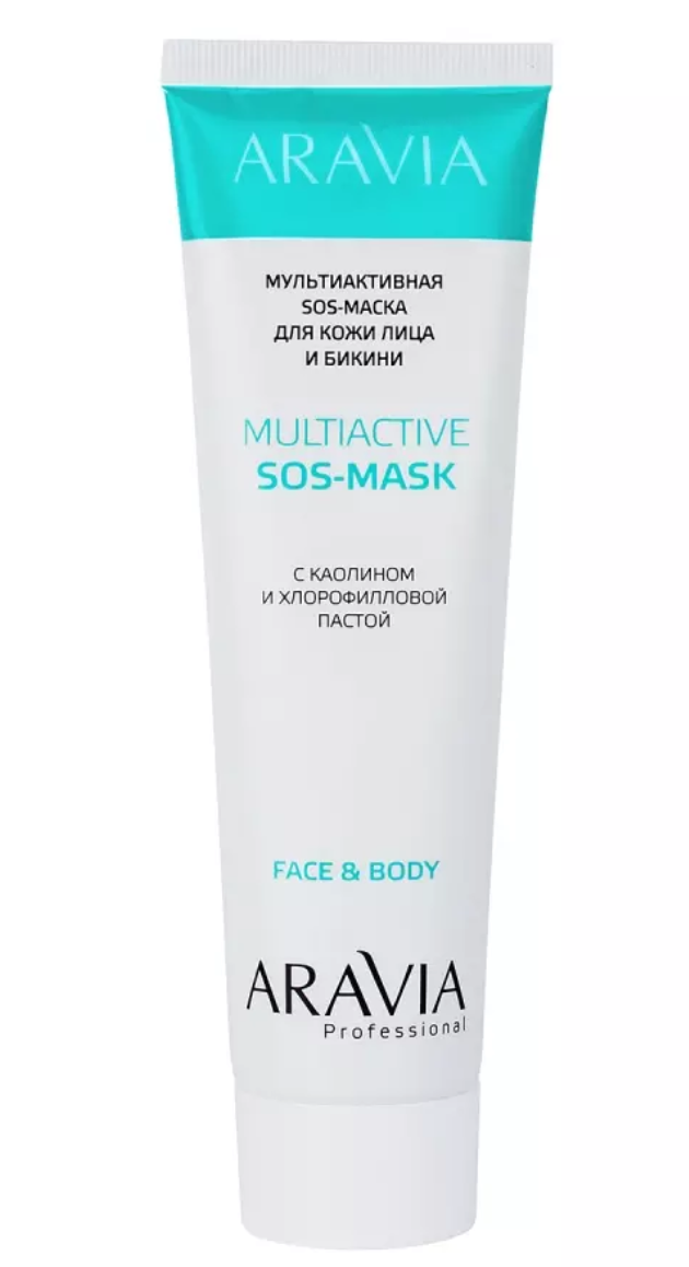 фото упаковки Aravia Professional Мультиактивная SOS-маска для лица и бикини