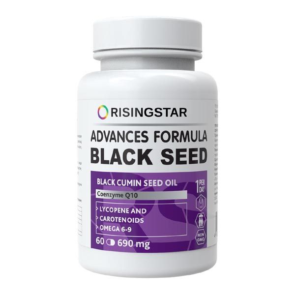 фото упаковки Risingstar Масло черного тмина с Q10 и каротиноидами