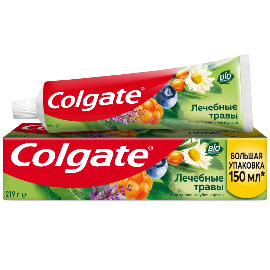 фото упаковки Colgate Лечебные травы зубная паста