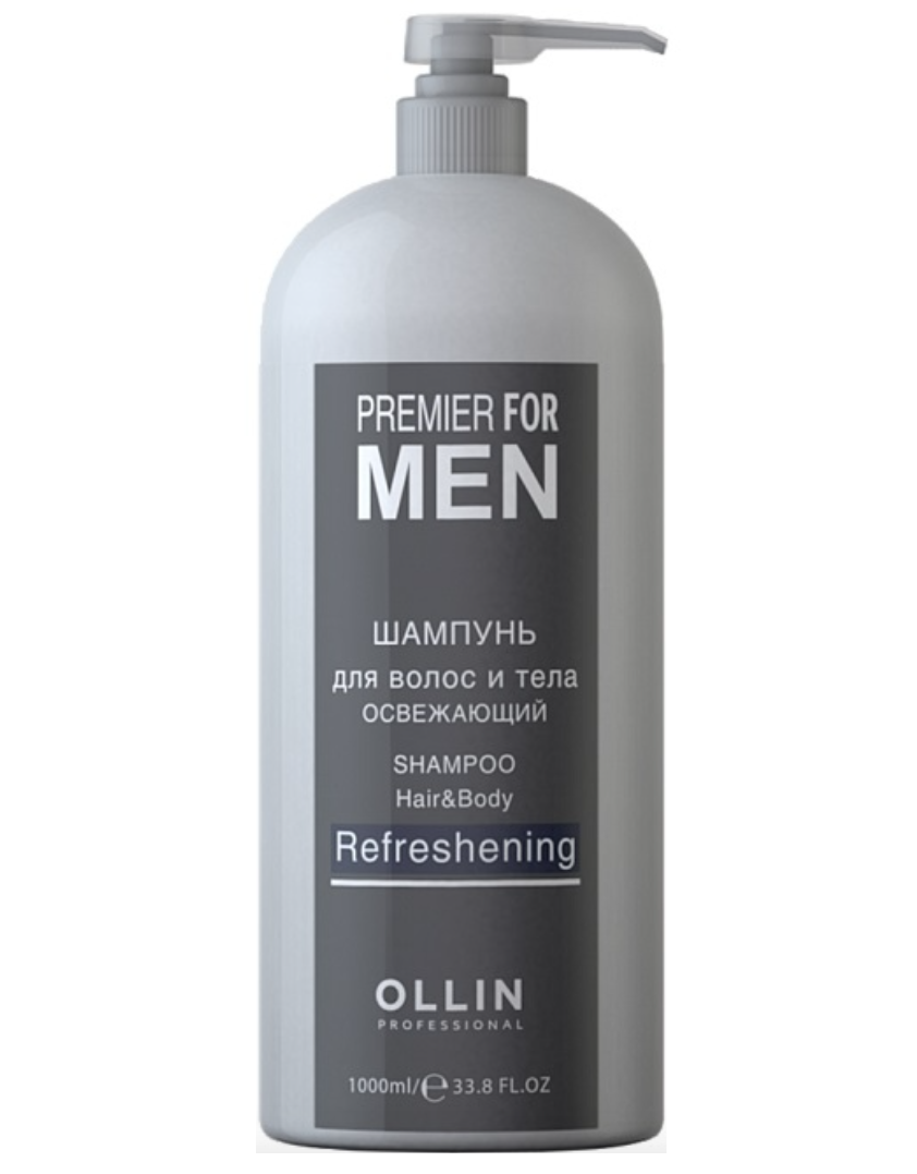 фото упаковки Ollin Prof Premier For Men Шампунь для волос и тела