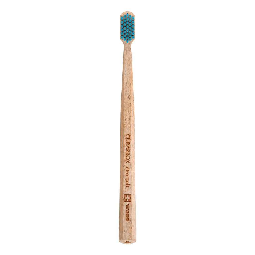 Curaprox CS Wood Щетка зубная ультрамягкая с деревянной ручкой, щетка зубная, 1 шт.