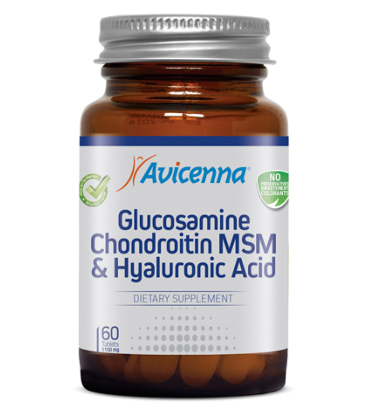 фото упаковки Avicenna Глюкозамин Хондроитин MSM
