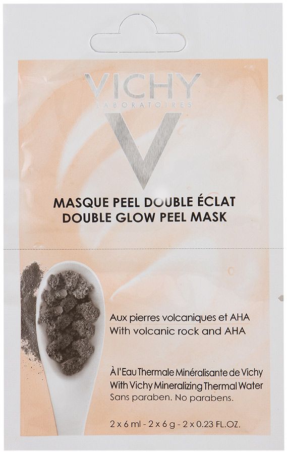 фото упаковки Vichy маска-пилинг минеральная Двойное сияние