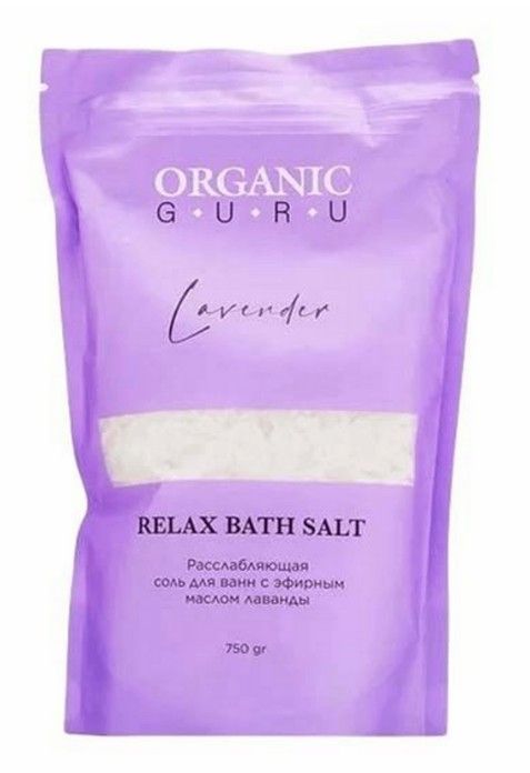 фото упаковки Organic Guru Соль для ванн Расслабляющая