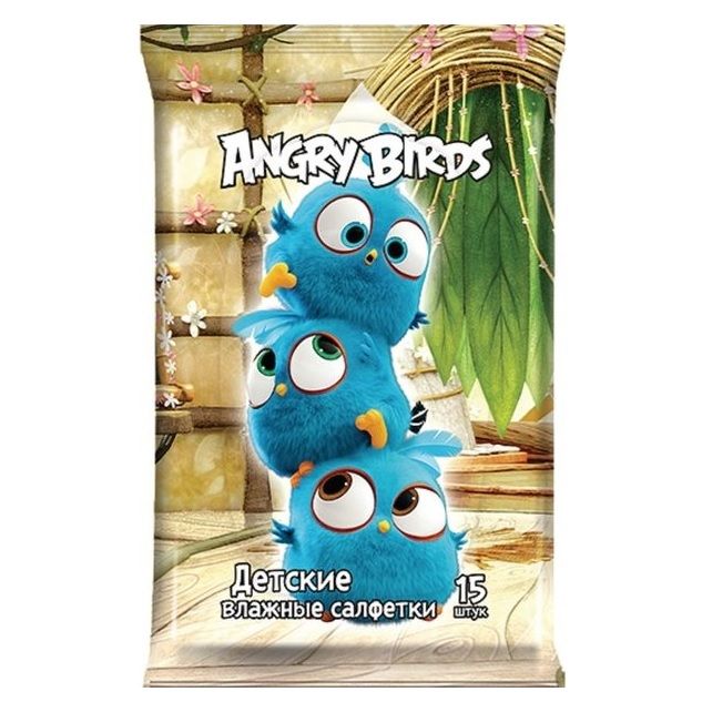 фото упаковки Angry Birds салфетки влажные детские