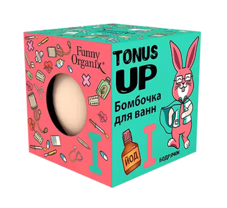фото упаковки Funny Organix Tonus Up Бомбочка для ванн