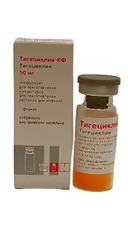 Тигециклин-КФ, 50 мг, лиофилизат для приготовления концентрата для приготовления раствора для инфузий, 1 шт.