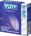 Презервативы Vizit Hi-Tech Comfort, презерватив, специальной формы, 3 шт.