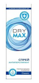 Dry Max Средство от обильного потоотделения Classic, 50 мл, 1 шт.