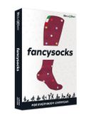 Relaxsan Fancy Cotton Socks Гольфы с хлопком 1 класс компрессии унисекс, р. 5, арт. 820 Fancy (18-22 mm Hg), бордо-горох, пара, 1 шт.