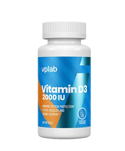 VPLab Vitamin D3 2000 IU, капсулы, 240 шт.