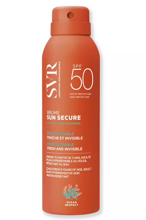 SVR Sun Secure Безопасное солнце спрей-вуаль SPF 50, спрей, SPF 50, 200 мл, 1 шт.