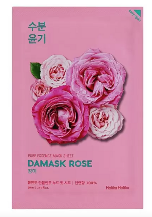 Holika Holika Маска тканевая для лица увлажняющая, тканевая маска для лица, дамасская роза, 20 мл, 1 шт.