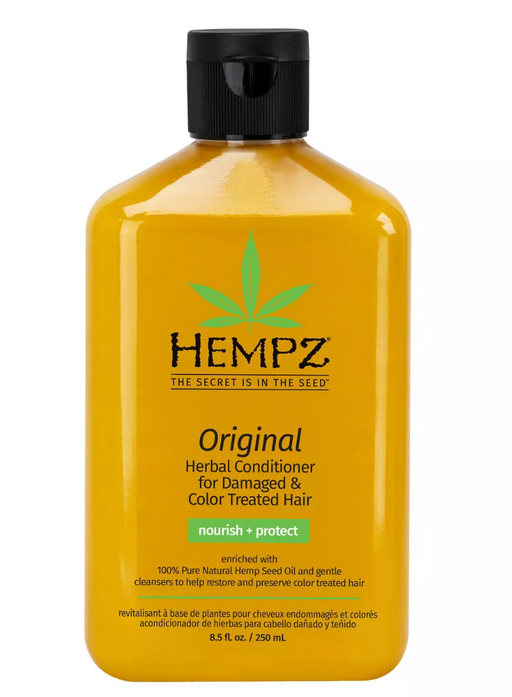 Hempz Кондиционер растительный Оригинальный, кондиционер для волос, для поврежденных окрашенных волос, 250 мл, 1 шт.